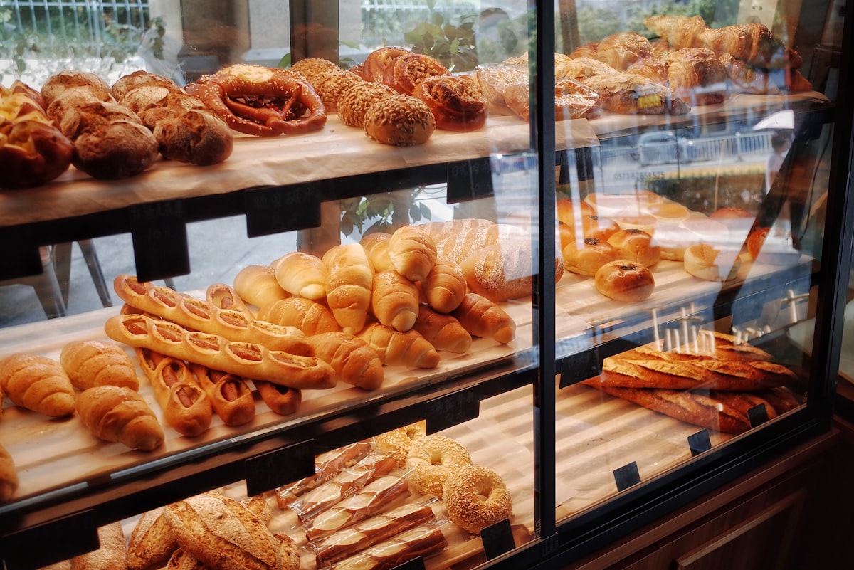 Frisches Brot aus dem Ofen